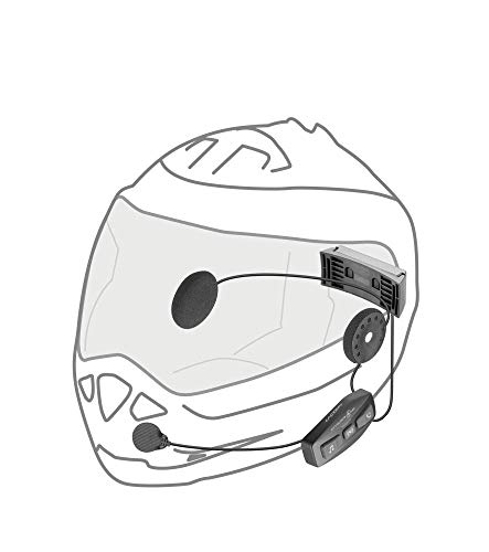 Intercom Bluetooth moto autonomie 12h Cellularline UCOM2 étanche