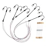 Éclairage LED blanc : chaque lampe est équipée de LED blanches, offrant un effet d'éclairage lumineux et clair.