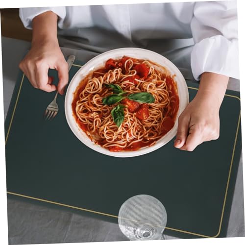 Napperons de luxe Zerodeko en PU de qualité supérieure pour table et restaurant - 7