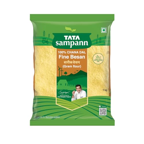 36% OFF on Tata Sampann 100% Chana Dal Fine Besan, Gram Flour, 1 Kg 36% OFF on Tata Sampann 100% Chana Dal Fine Besan, Gram Flour, 1 Kg