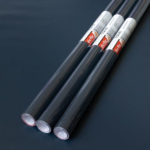 Create Your World 67.5cm x 2m d-c-fix MATT NAVY BLUE sticky back plastic vinyl wrap film, 346-8195-3