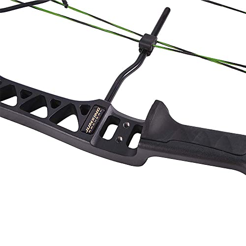 SHARROW 34 Inch Compound Bow and Arrow Set Adult 30 to 70 lbs Adjustable 320 FPS Kit Archery Hunting Bow with Carbon Arrows Right Hand Target Practice with Accessories Black - Image 6