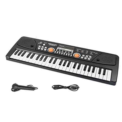 Kids Piano Clavier Électrique 49 Touches avec Microphone Toys Instrument De Musique Gift for Children - Les Beatles, Paul McCartney, John Lennon, RIngo Starr, George Harrison Kids Piano Clavier Électrique 49 Touches avec Microphone Toys Instrument De Musique Gift for Children
