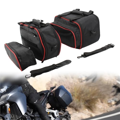 Gepäcktasche Für Ducati Multistrada 1200 Ab 2015 1260/950 2017 Motorrad-Aufbewahrungstasche Seitenbox-Tasche Innentasche Buchse
