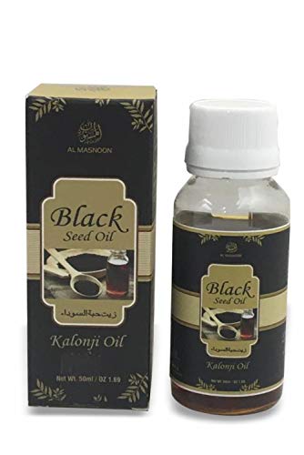 AL MASNOON kalonji oil/black seed oil 100% pure & natural 50 ML cold press oil
