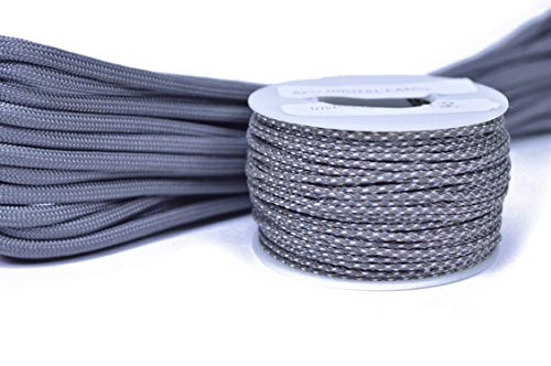 ACU Digital Accent Combo Kit - Includes 125' Spool of ACU Digital Micro Cord (1.18mm) and 50' of Charcoal Grey 550 Paracord
