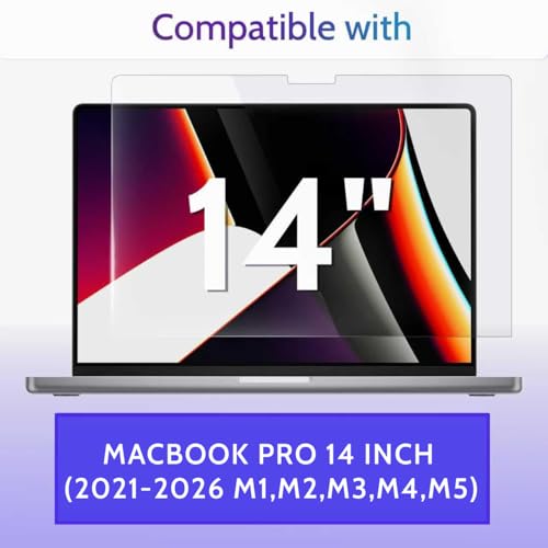Image of Peslv 3-Pack Anti Blue Light Screen Protector for MacBook Pro 14 Inch