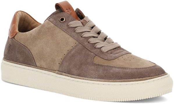Frye Astor Low Lace Sneakers for Men Crafted from Leather with Artisanal Hand-Tacking Details, Cushioned Poron Footbeds, Padded Collar and Tongue, and Waxed Cotton Laces