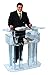 Kingdom 3 Tier Acrylic Lectern or Podium with 6 Column Base and a Wide Middle Shelf with Plenty of Space for Your Presentation Needs - Clear (Plain/Non-Personalized)