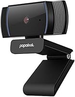 papalook HD 1080P Webcam AF925 mit Autofokus, Vollständigem 360-Grad-Schwenkradius, Geräuschreduzierung-Mikrofone,...