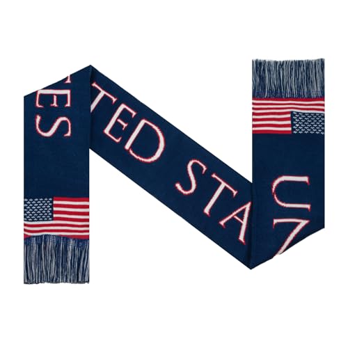 American Scarves Premium USA Soccer Team Scarf for Fans — Knit Accessory for Supporters, 2026 World Cup