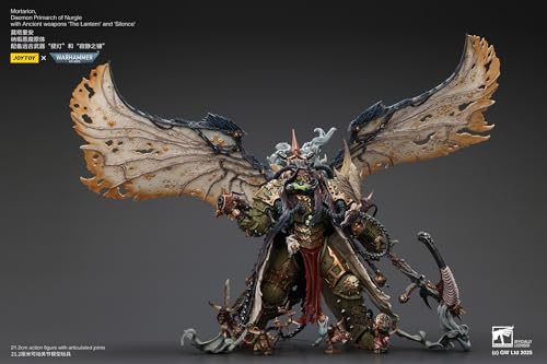 Image of JOYTOY Mortarion Warhammer 40k Death Guard 1 /18 Action Figure