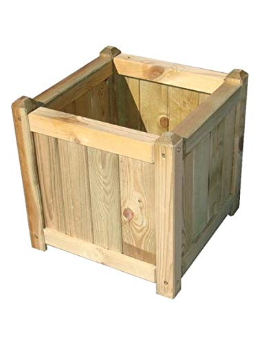 Jardinera Madera Papillon 40x40 cm.