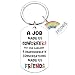 Ibiwe Work Besties Gifts for Women Keychain Cool Gifts For Coworkers Easter Gift for Coworkers Funny Coworker Gift Co Workers Ideas For Women Halloween Present for Co-workers