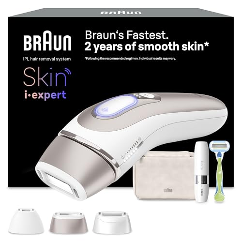 Braun Luz Pulsada Skin i·expert Smart IPL, Alternativa a Depiladora Laser, Eliminación Del Vello En Casa, Con Funda, Maquinilla Venus, Miniafeitadora Facial, 3 Cabezales Para Cara y Cuerpo, PL7249 Braun Luz Pulsada Skin i·expert Smart IPL, Alternativa a Depiladora Laser, Eliminación Del Vello En Casa, Con Funda, Maquinilla Venus, Miniafeitadora Facial, 3 Cabezales Para Cara y Cuerpo, PL7249
