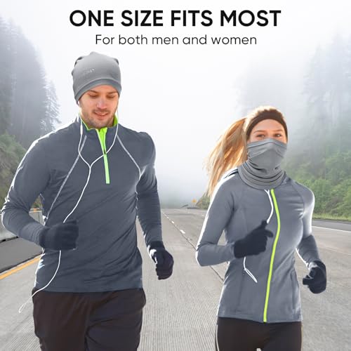 Image of TICONN Neck Gaiter Face Cover Scarf, Neck Warmer Breathable Sun & Wind-proof for Skiing Fishing Hiking Cycling
