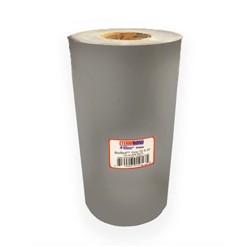 EternaBond RSG-12-50 Roof Seal Sealant Tape - Gray, 12