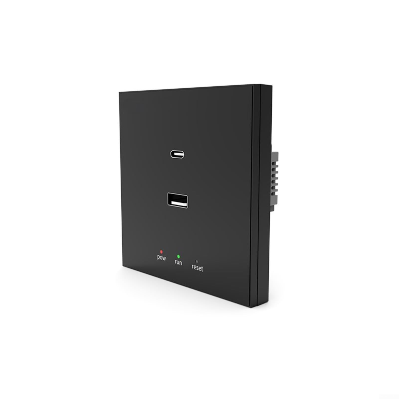Para zigbee 3.0 Smart para gateway Hub para Tuya, WiFi y puente 5.0 con soporte de pared y puerto USB, compatible con control Alexa y Google Home (negro)