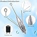 Gefischtter Sputnik Sinker Fishing Weights Lead Fishing Equipment Long Tail Surfing Casting Spider Sinkers for Catfish Saltwater Beach Sand Ocean (2oz - 4pcs)