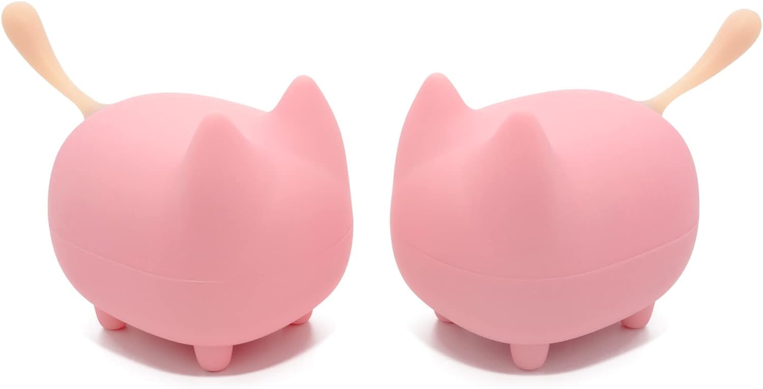 gingo Portable Bluetooth Speaker, Mini Wireless Speakers with Clarity Stereo, Built-in Mic, Super Bass, Powerful Rich Room-Filling Sound, Cute Pet