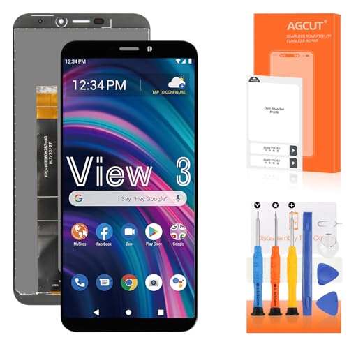 for Blu View 3 Screen Replacement for Blu View 3 LCD Display B140DL LCD Digitizer Touch Screen Assembly Repair Parts
