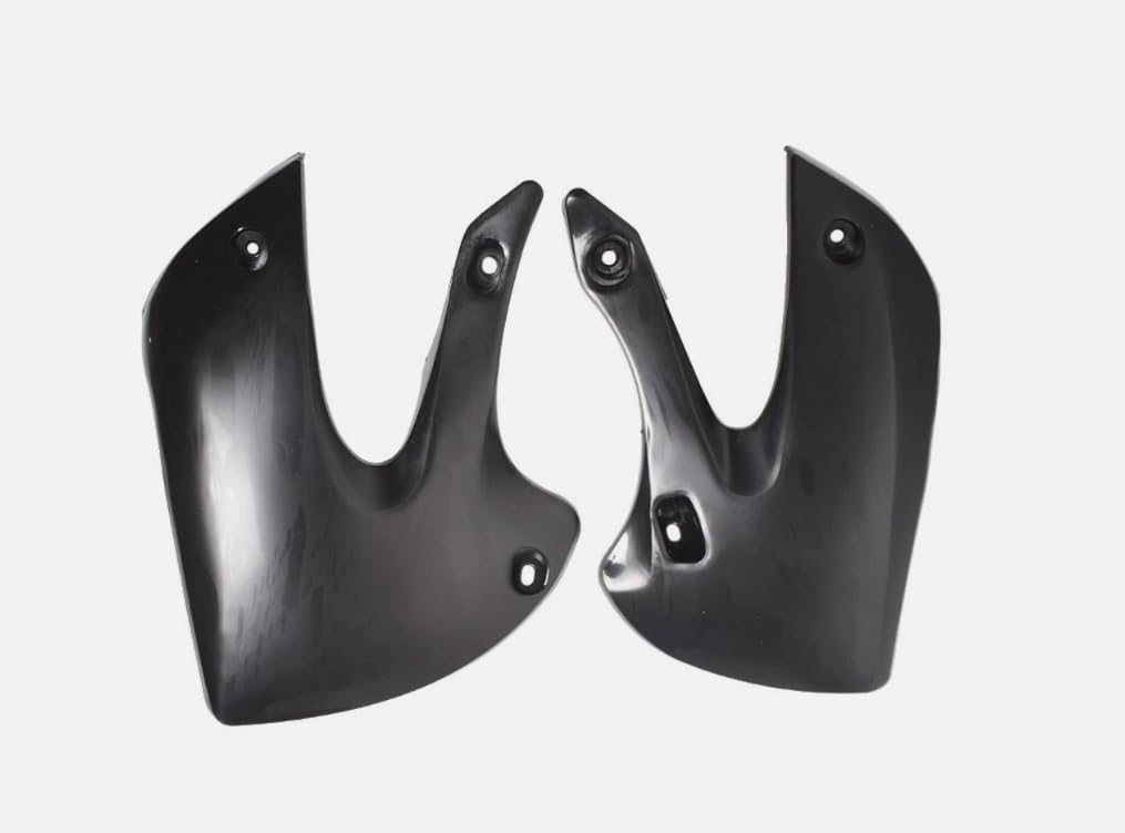 Fairing Kit Plastic Fender for Kawasaki KLX110 KX65 KLX 110 KX 65 Suzuki DRZ110 Chinese 110cc 125cc 140cc Pit Dirt Bike (Black+White)