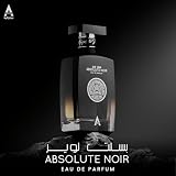 Atralia Absolute Noir Eau de Parfum dla mężczyzn, 100 ml, luksusowe i trwałe zapachy z nutami bergamotki, cytryny, grejpfruta i różowego pieprzu – najlepsza alternatywa dla Absolu Aventu