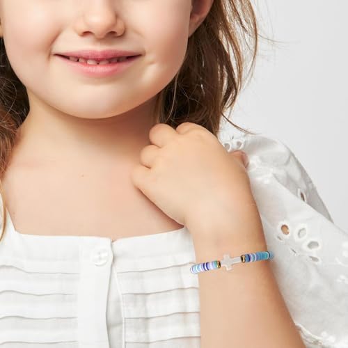 Image of First Day of School Gift Kindergarten Prek Bracelet Mommy and Me Bracelets Back to School Gifts Adjustable Cross Bracelets for Kids Girls Boys Jewelry Gift