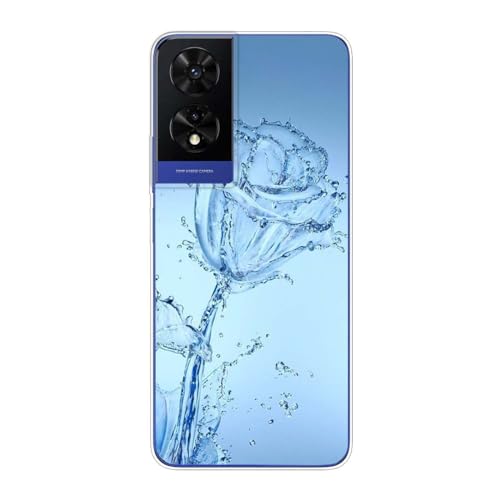 Cover In Silicone Trasparente Per TCL 505 (T509K/T5094): Morbida E Antigraffio Con Stampa Tigre