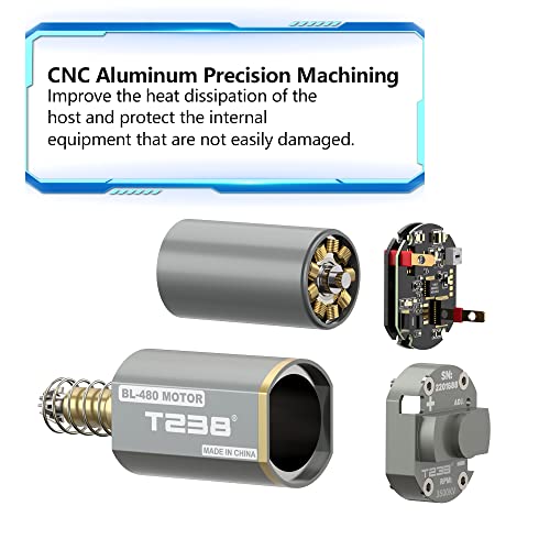T238 Airsoft Motor - Brushless Motor High-Speed High Torque Motor For Airsoft Gearbox V2 #TOP2