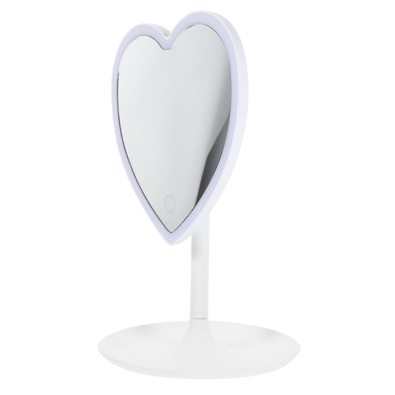 Espejo de maquillaje Warmhm con luz LED para un tocador moderno y elegante