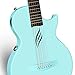 Enya NOVA Go SP1 Carbon Fiber Acoustic Electric Guitar with Smart AcousticPlus 35 Inch Travel Acustica Guitarra Starter Bundle Kit(Blue) & Enya Smart Automatic Guitar Tuner & Enya Magnetic Strap