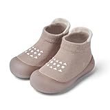 Bearbay Baby Walking Sock Shoes Infant Non-Slip Breathable Slippers with Soft Rubber Sole Baby Boys Girls Sneakers,20/21
