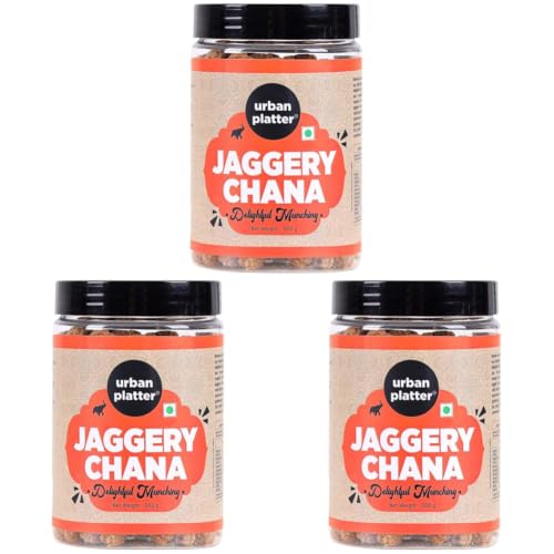 Image of Urban Platter Jaggery Chana, 200 g (Pack of 3)