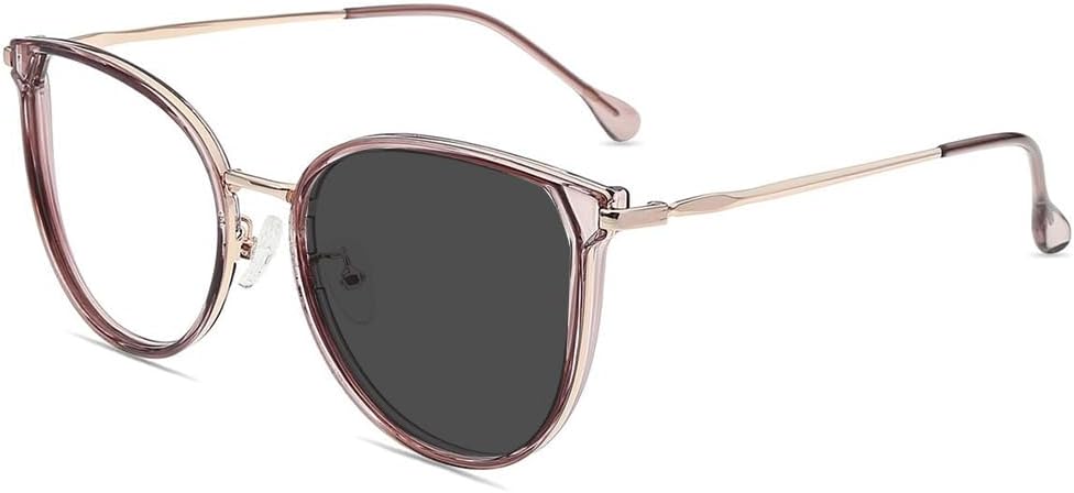 Firmoo Blue Light Blocking Reading Glasses 2.5 Photochromic Reading Sunglasses Anti Eyestrain Anti UV400 Computer Reader Glasses for Women Men