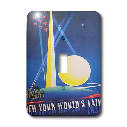 Switch Cover 1939 New York Worlds Fair plaque de protection décorative pour interrupteur