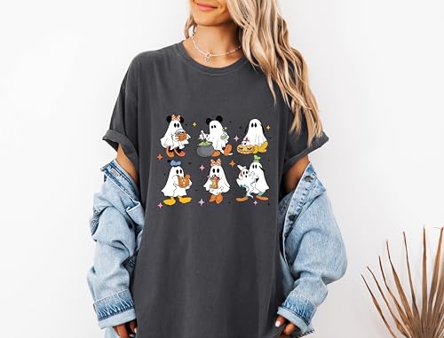 M.ickey and Friends Ghost Shirt, Spooky Halloween Tee, Vacation Shirts, Ghost Shirt, Comfort Colors Retro M.ickey M.innie Halloween Shirts, M.ickey Ghost Shirt, M.innie Ghost Shirt3