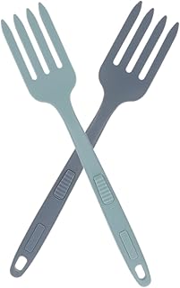Alipis 1 Juego Horquilla De Cocción De Silicona Tenedor Largo Herramientas De Cocina Ranurado Horquillas Pequeñas Utensilios De Cocina De Silicona Pastelería Gel De Sílice 2 Piezas