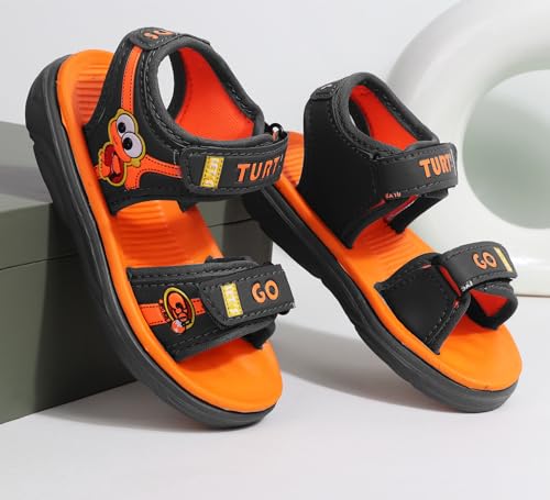 Image of Soft EVA Sole Stylish Sandals for Kids with Adjustable Back Strap |Comfortable and Light Weight, Anti Skid and Waterproof | For Everyday use for Boys and Girls