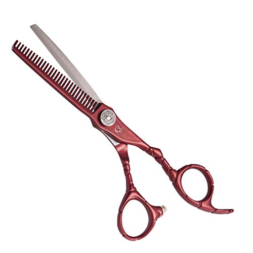 Coupe de cheveux nette sans effort grâce à l'ensemble 6 pouces rouge foncé