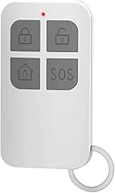 Remote control, disarm, buzzer, alarm and emergency, maximum control distance of 15m, no interference