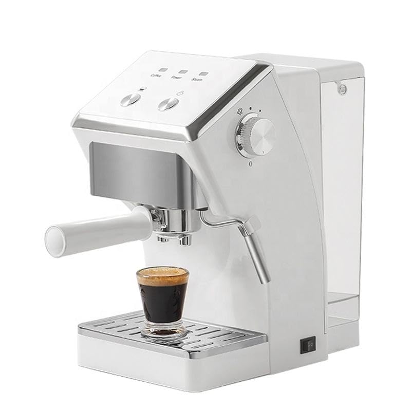 Image of New Designed Espresso Machine Electric Italian Semi-auto Coffee Machine With Milk Frother