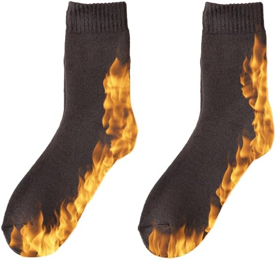 Women Men Foot Warmer Soft Cozy Sock for Cold Weather Socks for Winter Work Hiking Running Camping 1pairs