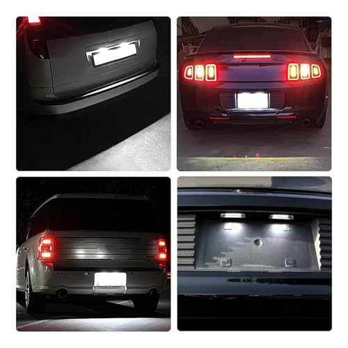 Luz LED blanca para matrícula Focus Fusion Taurus lámpara trasera de coche 6