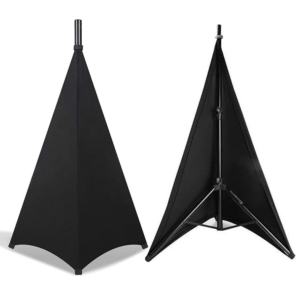 Starnearby Copertura Treppiede Casse, Copertura per Supporto per Altoparlante, Tela per Supporto per Altoparlante, Copertura Universale per Treppiede per Altoparlante, Copertura Elastica