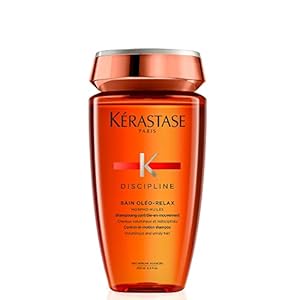 Kerastase Discipline Oleo-Relax Shampoo – Oil-infused Anti-Frizz Shampoo, Moisturizes and Protects Hair, 8.5 Fl Oz