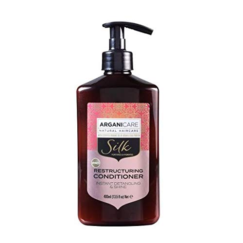 Arganicare Revitalising Shampoo and Conditioner Duo Set including Silk Protein (400ml x 400ml), 400 ml (Pack of 2) - Image 3