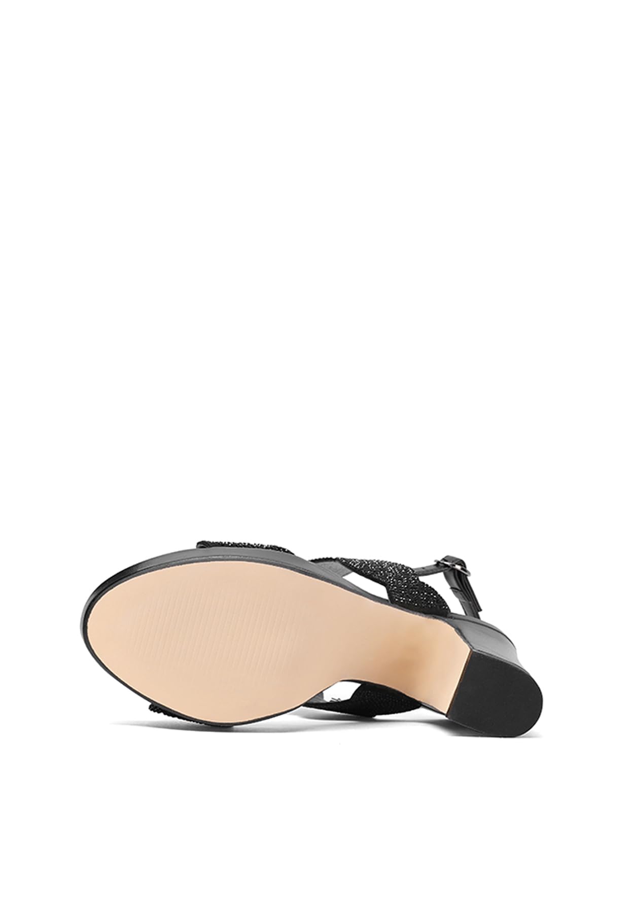 QUEEN HELENA Sandali con Tacco Largo con Strass Scarpe Eleganti Donna ZM9655