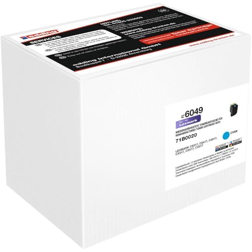 Toner Lexmark 71B0020 Cyan compatible Edding pour impression de document