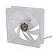 Aexit DC12V 1400RPM 4 niebieskie światła LED 11dBA wyciszenie wentylatora do obudów komputerowych chłodnica procesora chłodnica 8cm w śruba(Ventilateur muet DC12V 1400RPM 4 bleu LED 11dBA pour radiate